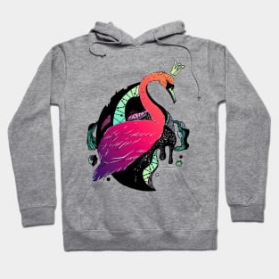 Blue Red Blend Swan Queen Hoodie